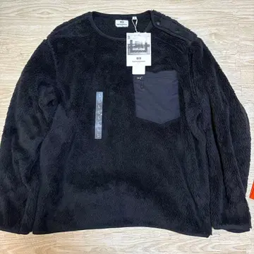 UNIQLO 엔지니어드 가먼츠 블랙 플리스 자켓