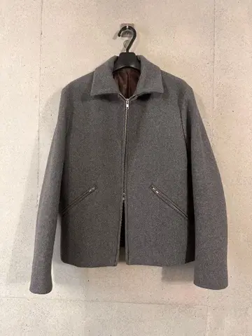 빈티지 울 더블 집업 블루종