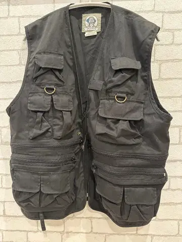 ROTHCO UNCLE MILTY 블랙 낚시용 조끼 M