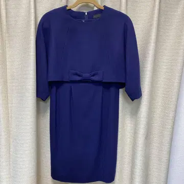 ANTEPRIMA 네이비 리본 포함 드레스