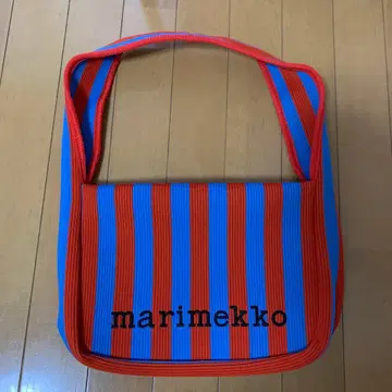 marimekko 빨파 스트라이프 니트 토트백