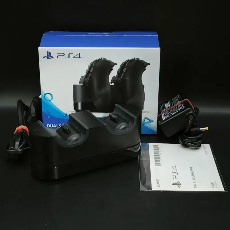 플스4, PS4 SONY 정품 듀얼쇼크4 듀얼 충전 거치대 풀박스
