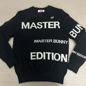 MASTER BUNNY EDITION 블랙 스웨터 사이즈 1