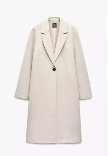 Zara 소프트 버튼 코트 S 사이즈 라이트 샌드