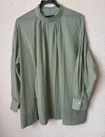 23구 빅 사이즈 긴팔 셔츠 46 사이즈 올리브 그린