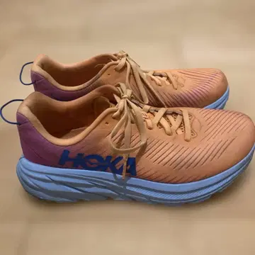 HOKA 25cm 러닝화 오렌지/블루