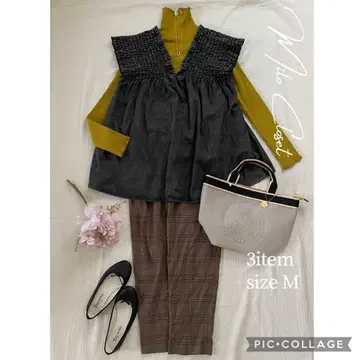 진한 색 튜닉 세트 여성 의류 묶음 판매 코디 판매 셋업 M