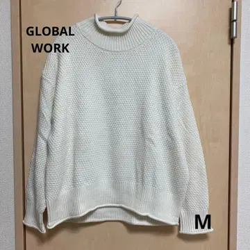 GLOBAL WORK 글로벌 워크 니트 스웨터 아이보리