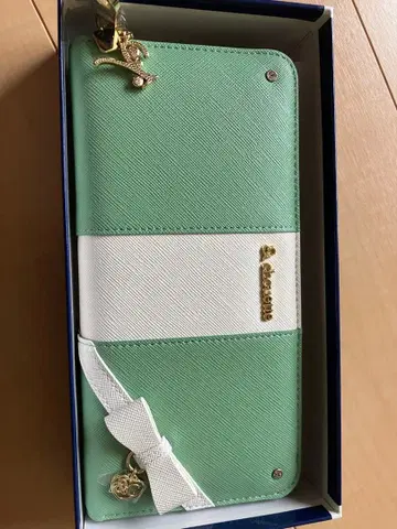 chouette 민트 그린 장지갑