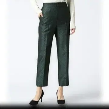 르쉘 블루 자카드 팬츠