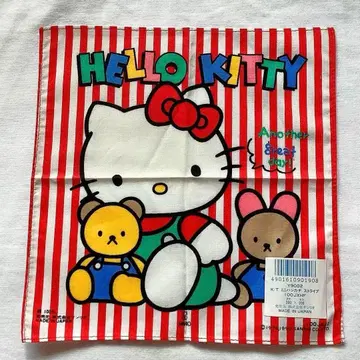 당시 제작 1990년산 헬로키티 손수건 쇼와 산리오