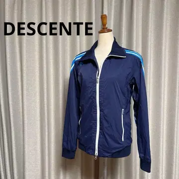 DESCENTE 네이비 나일론 자켓