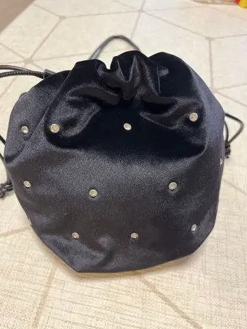 그린 레이블 릴랙싱 복조리 숄더백 블랙