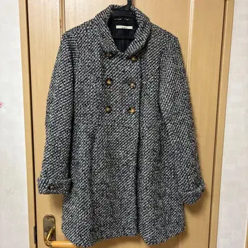 더블 브레스트 코트 (Olive des Olive), M 사이즈