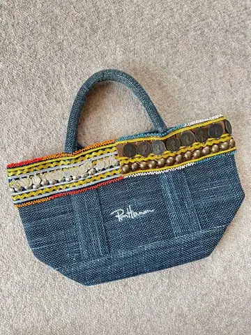 레어 Ron Herman 코인 토트백 네이비 새상품급