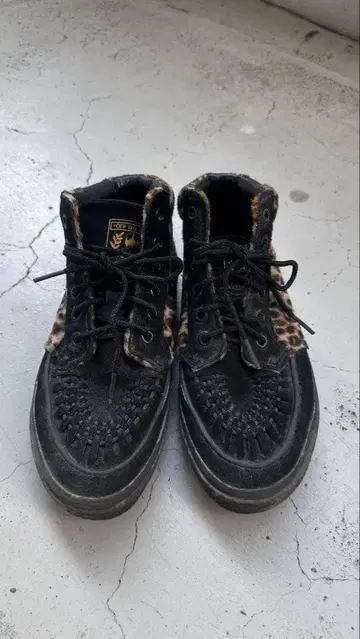 반스 크리퍼 레오파드 하이컷