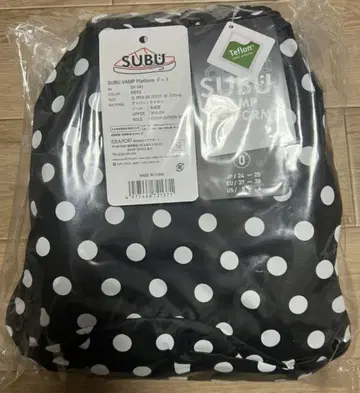 SUBU VAMP Platform 도트 통굽 샌들