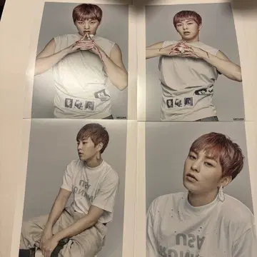 exo 시우민 대형 사진 잡지