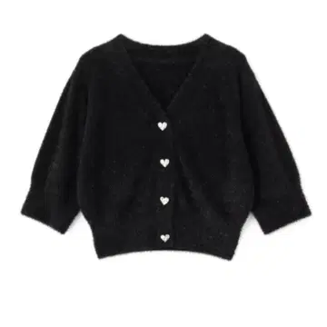 JILL by JILL STUART 라메 페더 반팔 가디건