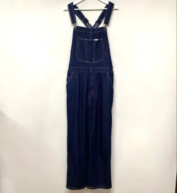 8 eight 다크 데님 오버롤 M 다크 블루