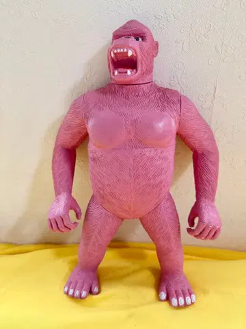 핑크 고릴라 피규어 33cm
