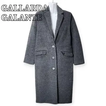 컨디션 최상 개럴개런트 알파카 혼방 모헤어 혼방 체스터 코트 F 그레이