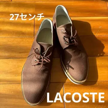 라코스테 캔버스 레이스업 슈즈 27cm