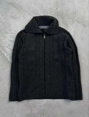 2000s dirk bikkembergs zip knit