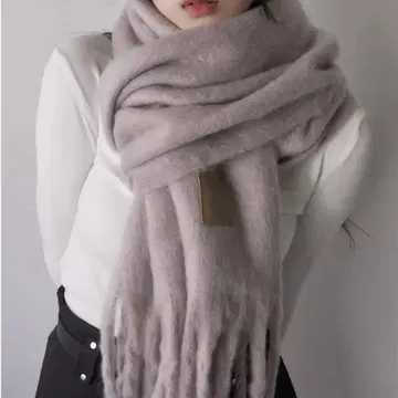 완판 MELLOWNEON 메로우네온 볼륨 컬러 머플러 라벤더