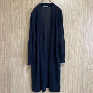 Theory luxe 띠어리 럭스 가디건 롱 네이비 38