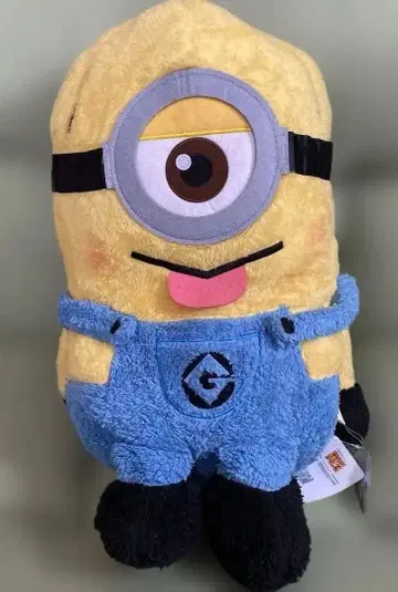 택 포함 미사용 새상품 미니언 봉제 인형 본체