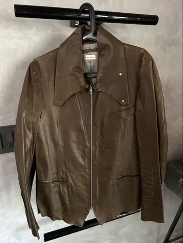 Paul Smith 브라운 가죽 자켓