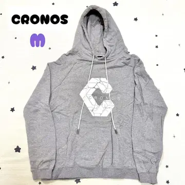 CRONOS 후드 부착 그레이 후드티 M