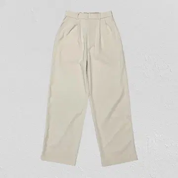 그린 라벨 릴랙싱 턱 와이드 팬츠 스트레치 백 밴딩 36