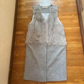 그레이 퍼 베스트 M 사이즈