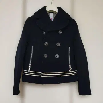 SWANLAKE 스완레이크 숏 기장 피 코트 P 코트 S