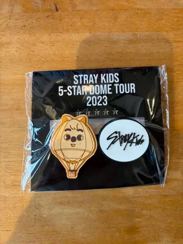 Stray Kids 5-STAR DOME TOUR 2023 핀 배지