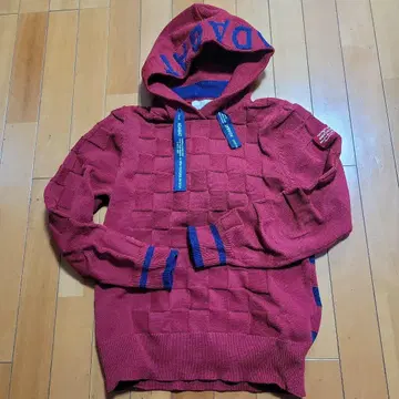 아다바트 폴리에스테르 니트 후드티