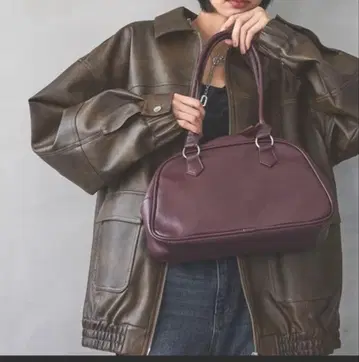 PAGEBOY 라운드 보스턴 백