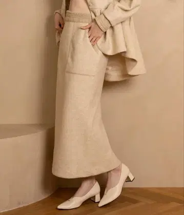 euw 레이어드 니트 스커트