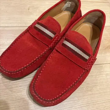 BALLY 남성용 스웨이드 원단 드라이빙 슈즈