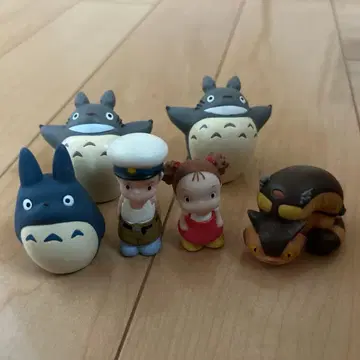 토토로 고양이 버스 피규어 6개 세트