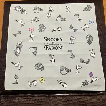 스누피 퍼론 반다나 손수건