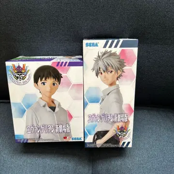 에반게리온 신극장판 이카리 신지 나기사 카오루 피규어