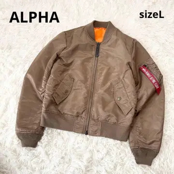 ALPHA 알파 ma1 플라이트 자켓 L 골드 카키