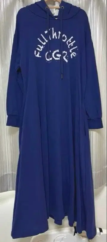 새상품급! Give Re-Collection 플레어 후드티 원피스 qvc