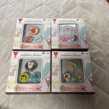 디즈니 Happiness Moment 컬렉션 캔뱃지 6개 세트