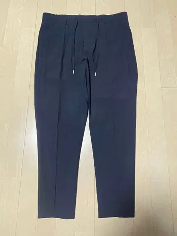 LARDINI 네이비 스트레치 트라우저