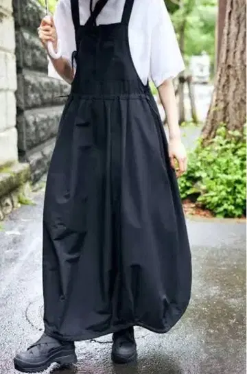 Nagonstans 크로스 벌룬 살로펫 스커트 블랙