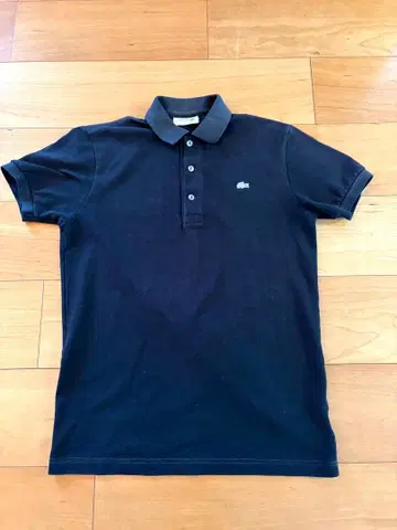 [ 새상품급 ] LACOSTE ( 라코스테 ) 피케 셔츠 블랙